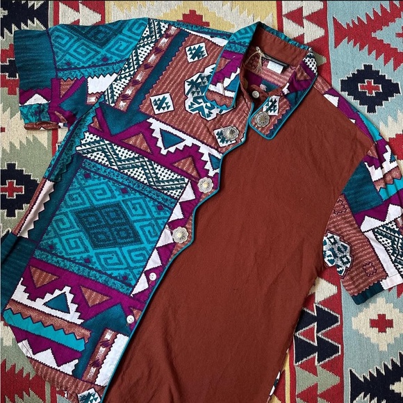 80’s Roughrider short sleeve top - Picture 2 of 7